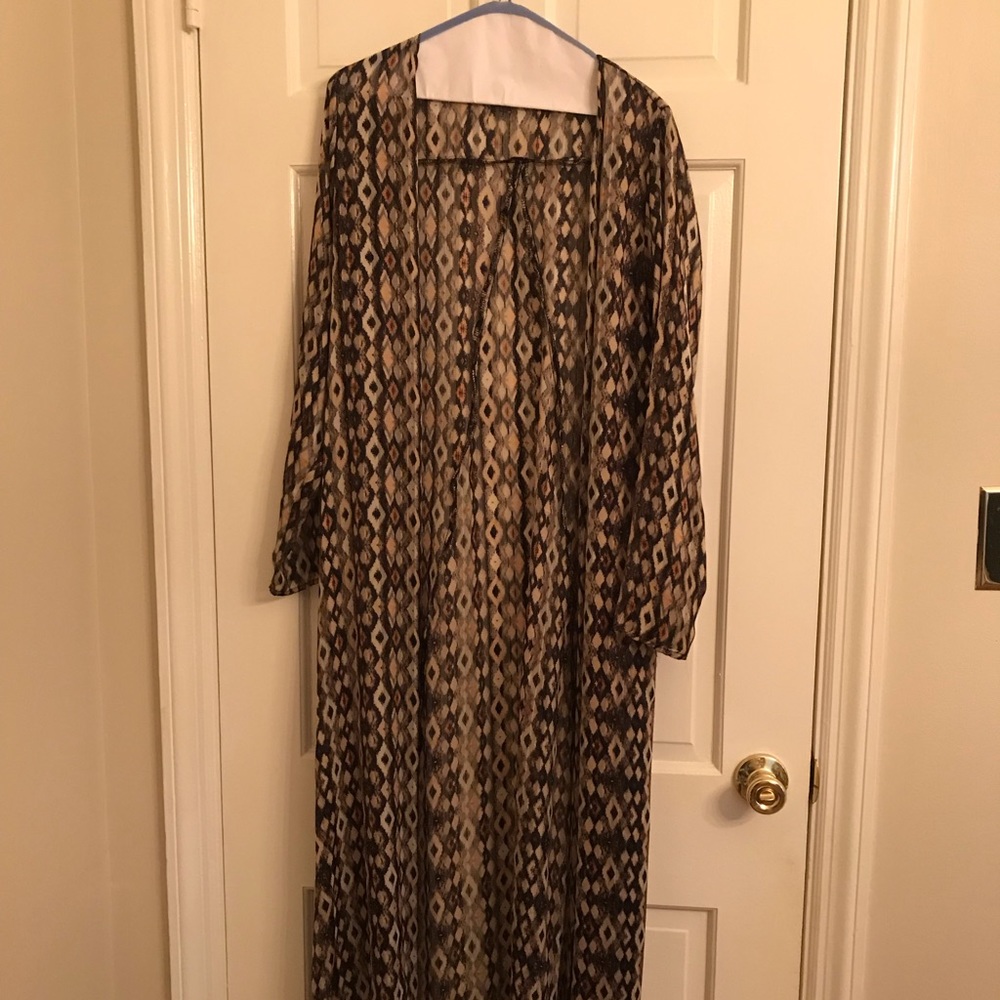 Asher by Fab’rik boho duster cardigan size small